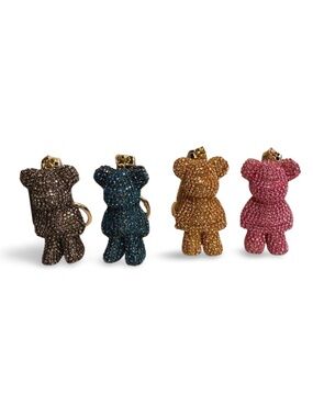 BUY NOW PICK 1 Sparkling Teddy Charm Keychains Bear Charms